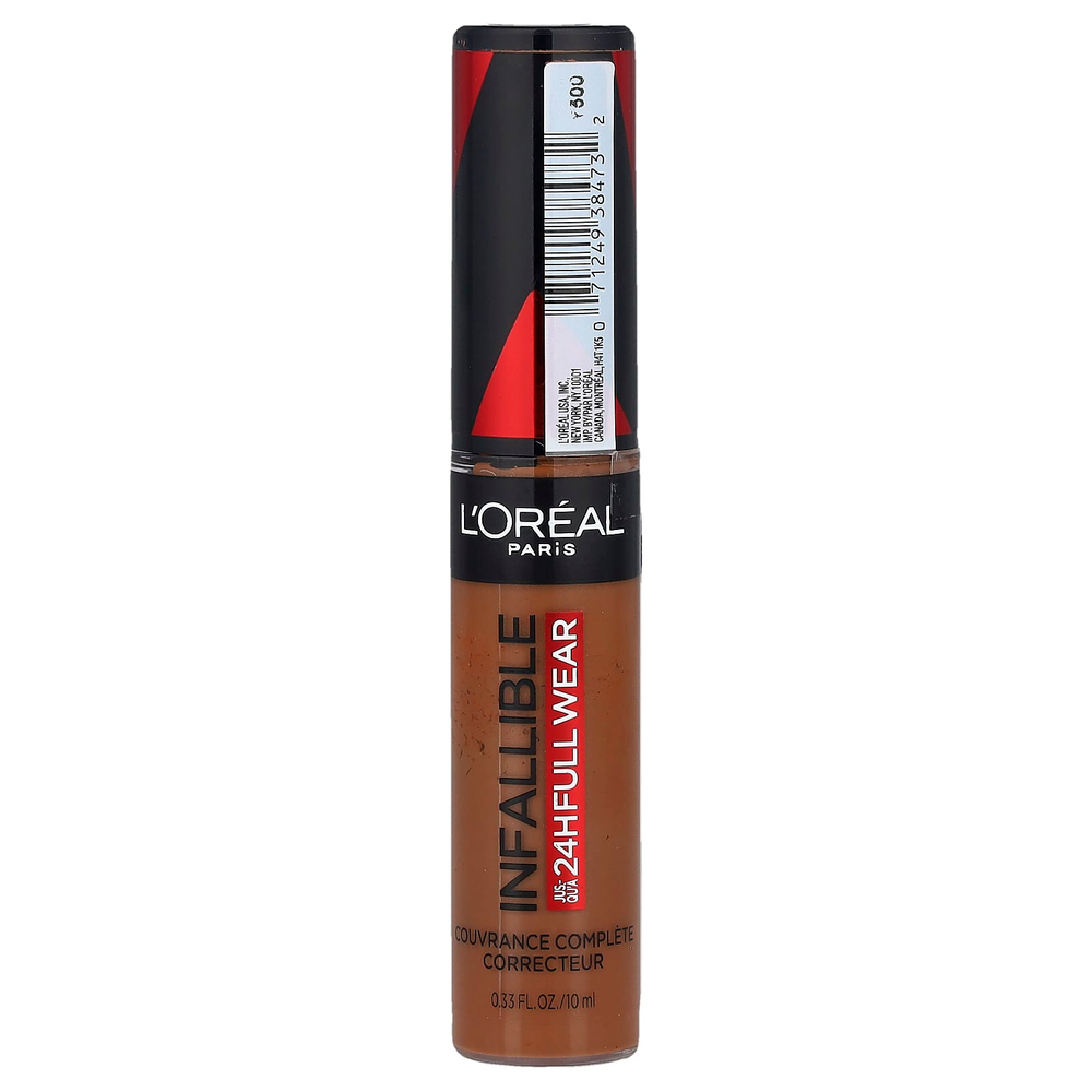 L'Oréal, Infallible, консилер для полного покрытия, 420 какао, 10 мл (0,33 жидк. Унции)