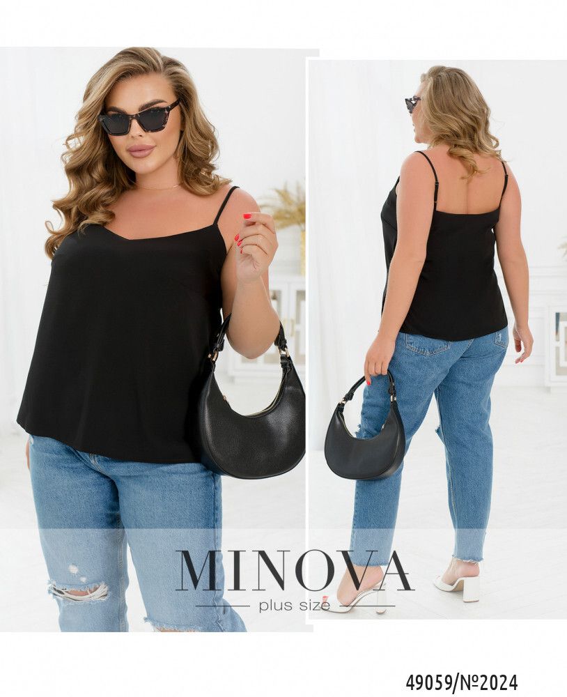 Майка 2024-черный Minova