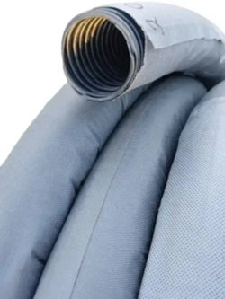 Дренажная труба 110 с перфорацией в геотекстиле бухта 50 метров гофрированная SN4