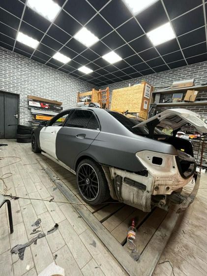 Пленка матовая серая графит Cold Gray Carbins