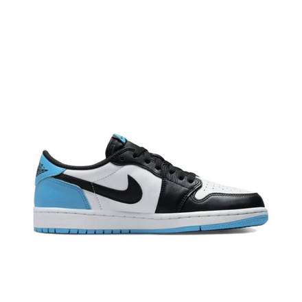Кроссовки Air Jordan 1 Low Black Blue Toe