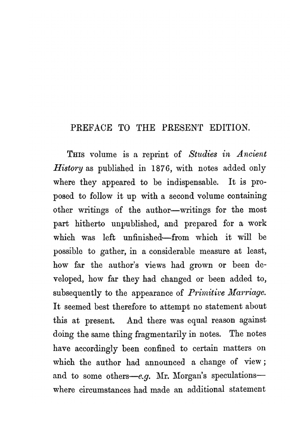 Studies in Ancient History. Comprising a Reprint of primitive Marriage | John Ferguson McLennan