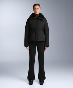 Oysho Водонепроницаемая утепленная куртка Primaloft® SKI, черный