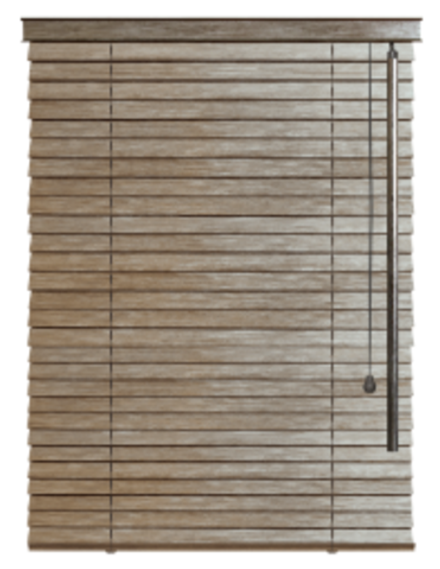 Горизонтальные деревянные жалюзи 25 мм, цвет 9931 серебристый дуб