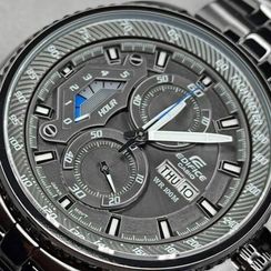Японские наручные часы Casio Edifice EF-558DC-1A с хронографом▪