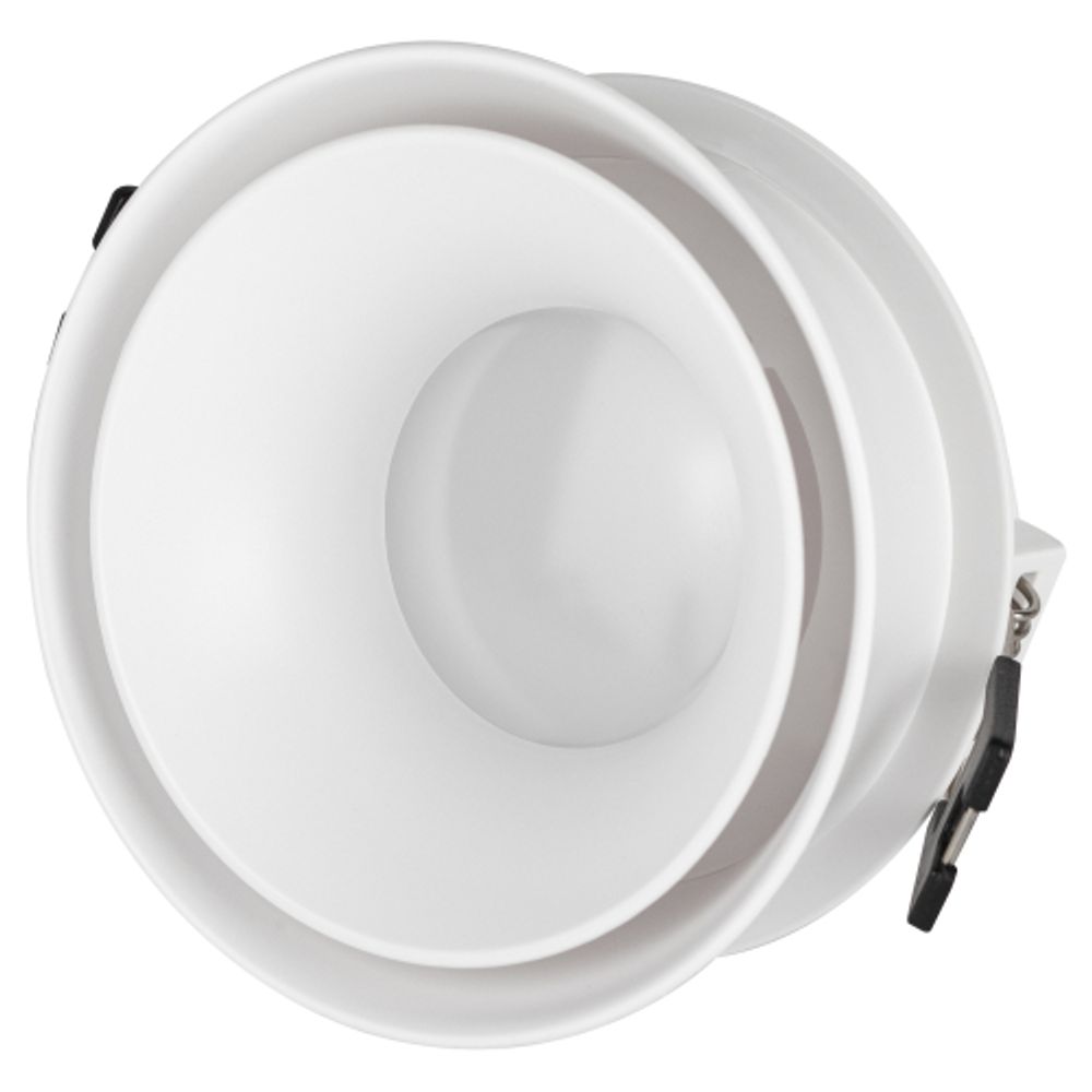 Встраиваемый светильник декоративный ЭРА KL94 WH MR16/GU5.3 белый, пластиковый | Декоративные встраиваемые светильники