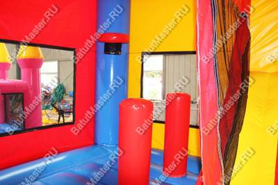 Коммерческий надувной батут "Лесные жители" 4,5*4,5*5 м