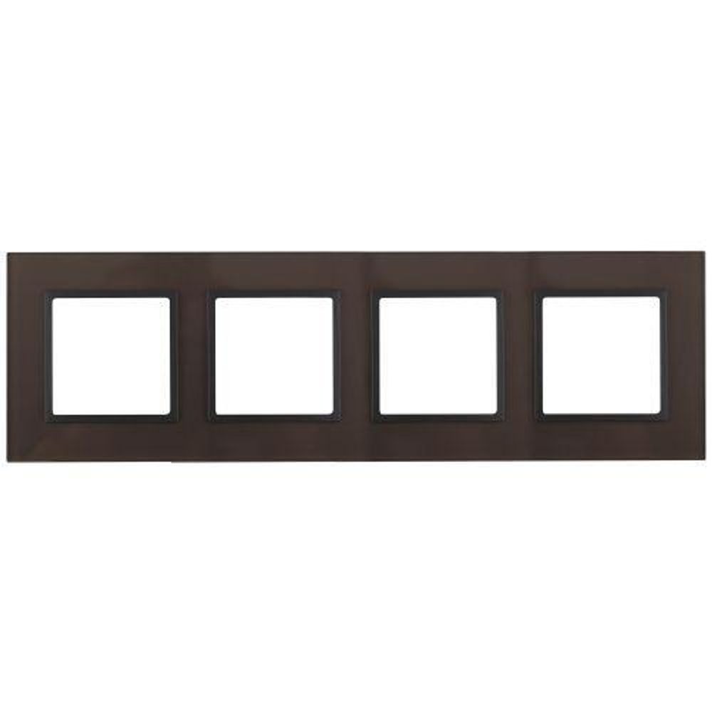 Рамка 4-м 14-5104-13 стекло Elegance бронза+антрацит ЭРА Б0034529