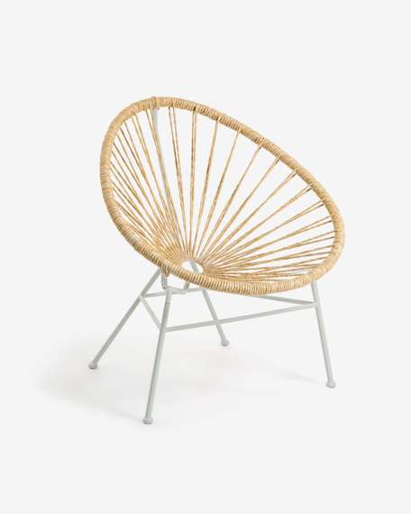 Плетеное кресло Acapulco бежевое