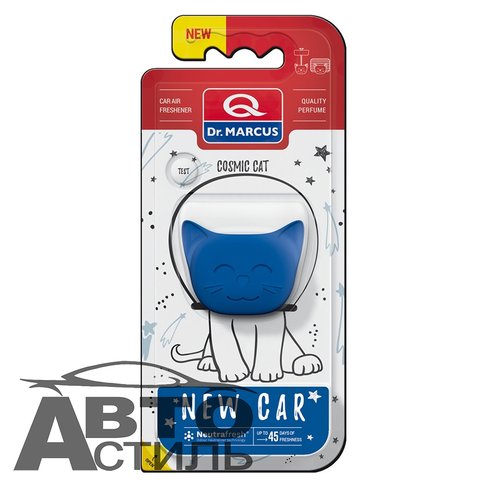 Ароматизатор-игрушка Dr Marcus COSMIC CAT - New Car