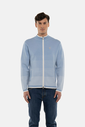 Кофта HYDROGEN GEOMETRIC DEGRADE’ FZ KNITTED (GM0001)