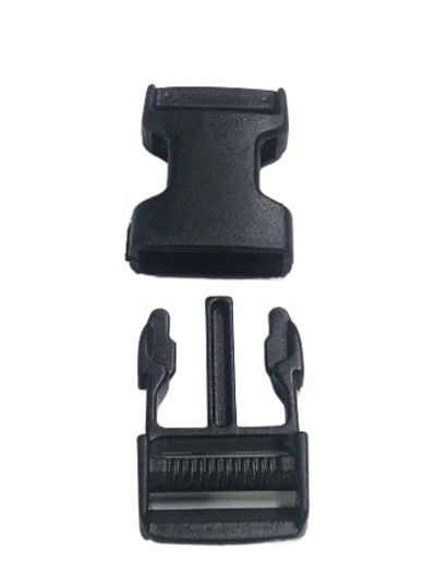 Карабин пластиковый (фастекс) на рюкзак 25 мм, черный