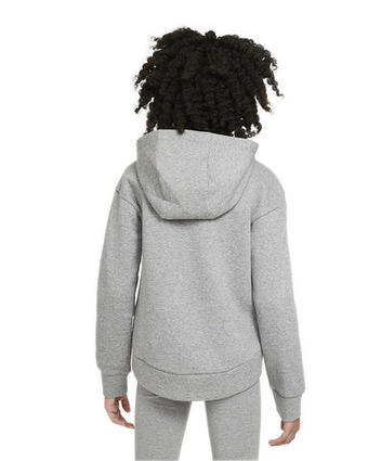 Кофта для девочки теннисная  Nike Sportswear Club Fleece FZ Hoodie G - серый