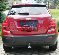 Фаркоп оцинкованный Galia O063A для Opel Mokka 2012-, Chevrolet Tracker 2013-(паспорт и сертификат в комплекте)(без электрики)