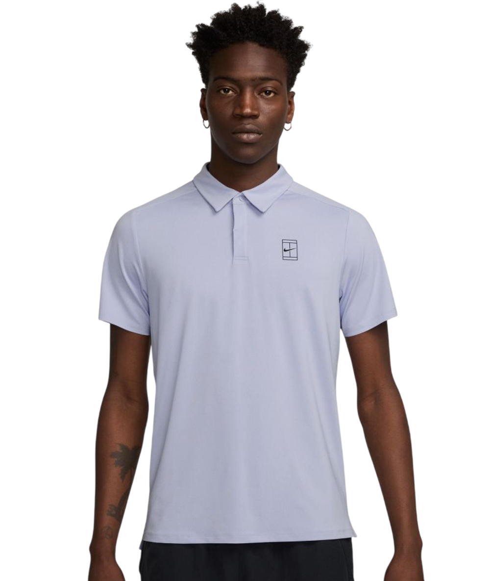 Мужское теннисное поло Nike Court Advantage Dri-Fit - ghost/black