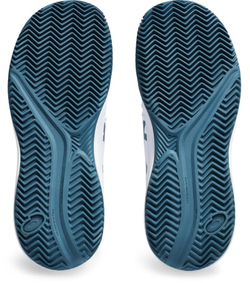 Детские Кроссовки теннисные  Asics Gel-Resolution 9 GS Clay - white/restful teal