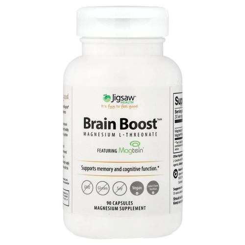 Jigsaw Health, Brain Boost, поддержка мозга, 90 капсул