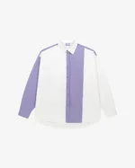 Сорочка Ymkashix Puff белый/фиолетовый