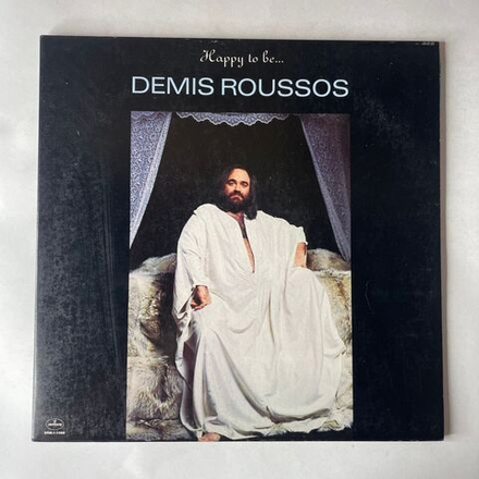 Винтажная виниловая пластинка LP Demis Roussos Happy To Be (США 1976)
