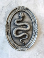 Барельеф на стену из гипса Змея