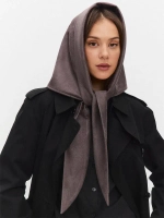 Косынка плотная замшевая