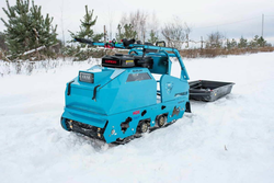 Мотобуксировщик БУРЛАК Таежник 20 л.с