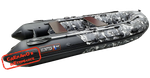 Лодка ПВХ Hunterboat Хантер Про 350Pro Серый КМФ