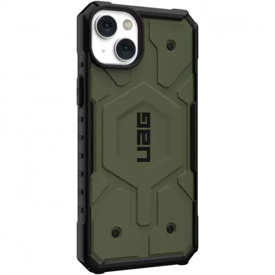 Чехол с поддержкой MAGSAFE Uag Pathfinder для iPhone 14 6.1", цвет оливковый (Olive)