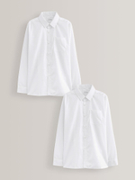 Рубашка школьная для мальчика Next M13-605, 2 шт., Белый