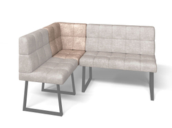 Кухонный диван Реал МУ 590 Латте/Черный муар