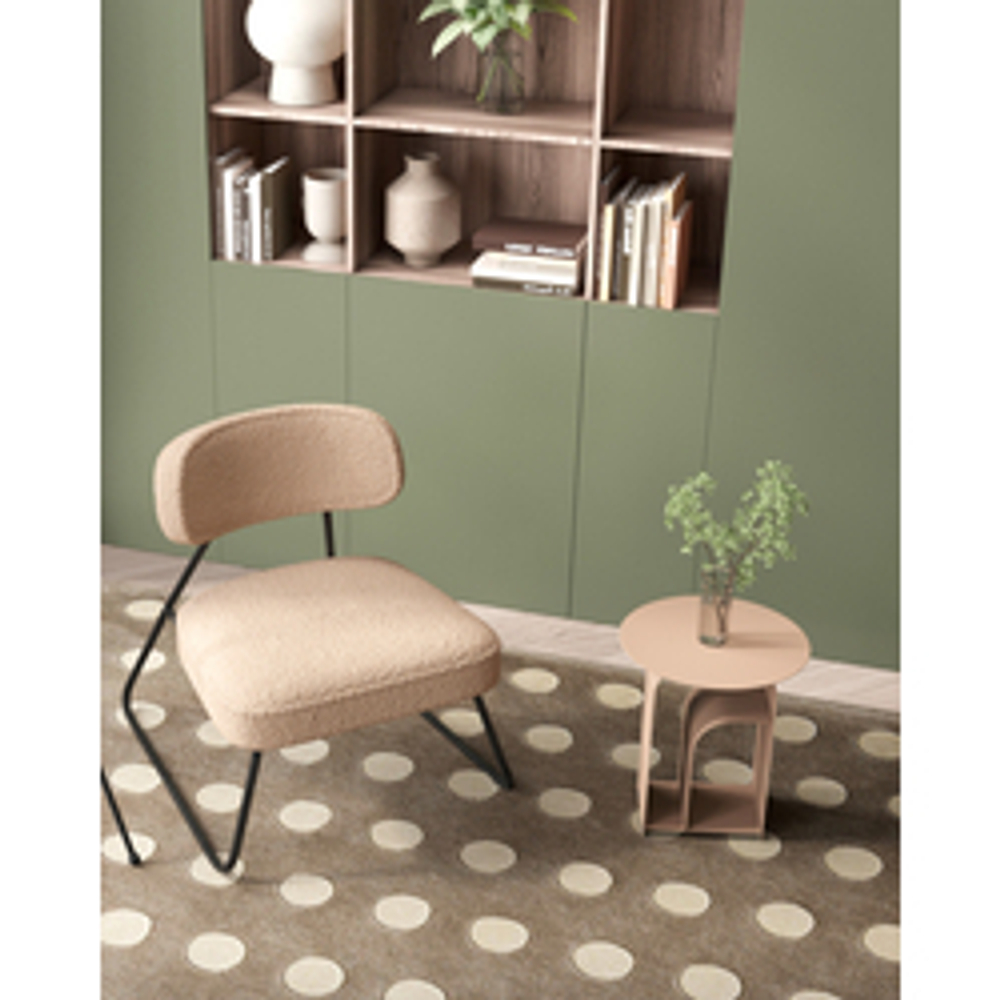 Журнальный столик Arwel металл бежевый