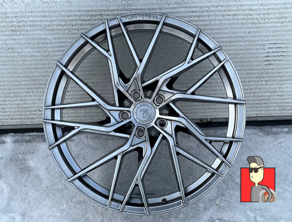 Комплект дисков Brixton Flow From Titan Forged TF31 19x8.5/9.5 et35/35 5x112