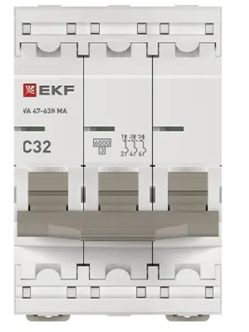 Автоматический выключатель  EKF M63MA6332C