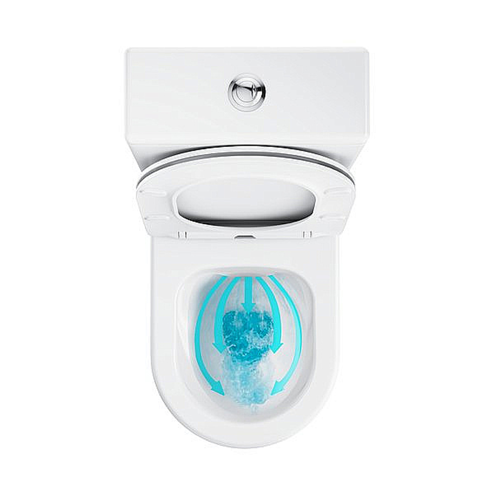 Унитаз Ravak Elegant X01872 белый, с крышкой микролифт, с бачком