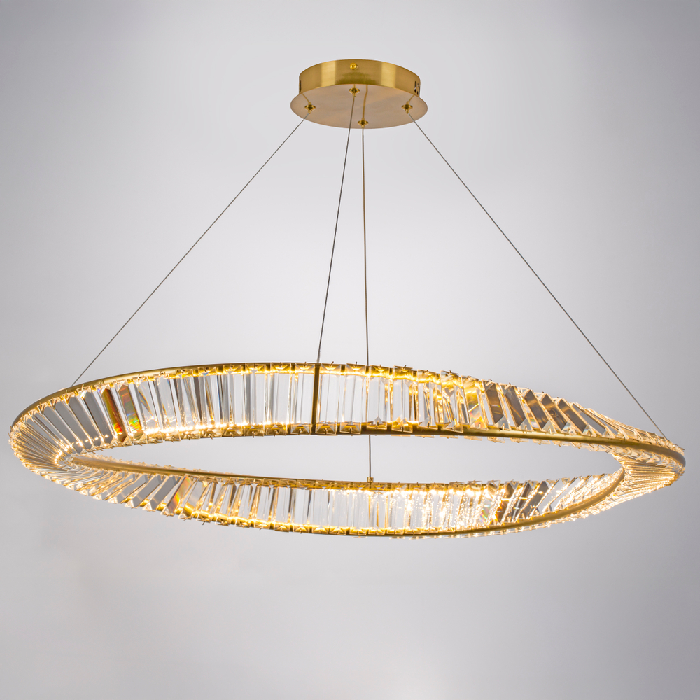 699083 Люстра VIDARE 40W LED 3080LM ЗОЛОТО 3000K IP20