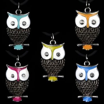 Кулон Совёнок ( цветной )