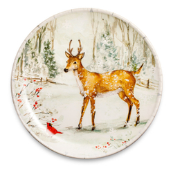 Тарелка обеденная 27см Certified International Corp Зимняя прогулка