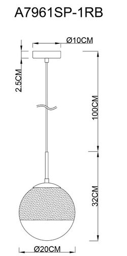 Подвесной светильник Arte Lamp
