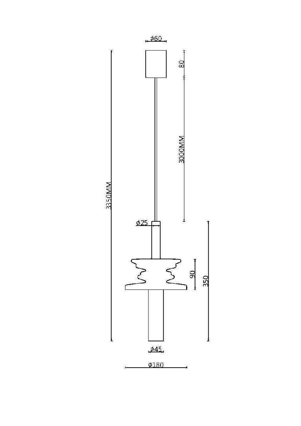 Подвесной светильник Maytoni Sound Wave MOD255PL-01B2