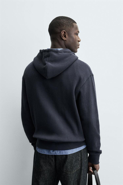 ZARA ТОЛСТОВКА НА МОЛНИИ, СИНИЙ