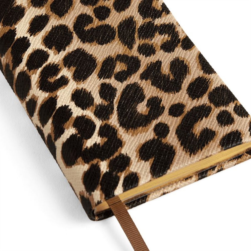 Smythson Блокнот Panama Notebook Liberty Nile Blue