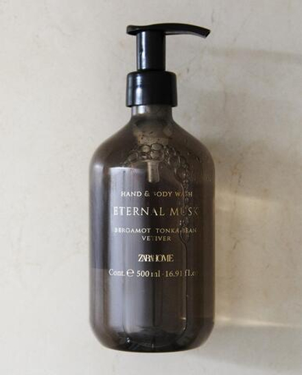 Zara Home Жидкое мыло Eternal Musk 500 мл для рук и тела, парфюмированное, аромат ароматический