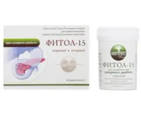 Фитосбор в брикетах ФИТОЛ-15 Профилактика сахарного диабета, 60 брикетов по 2 гр., Алфит Плюс