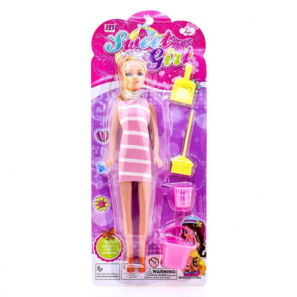 Кукла тип Модель с аксесс., блистер 825-24