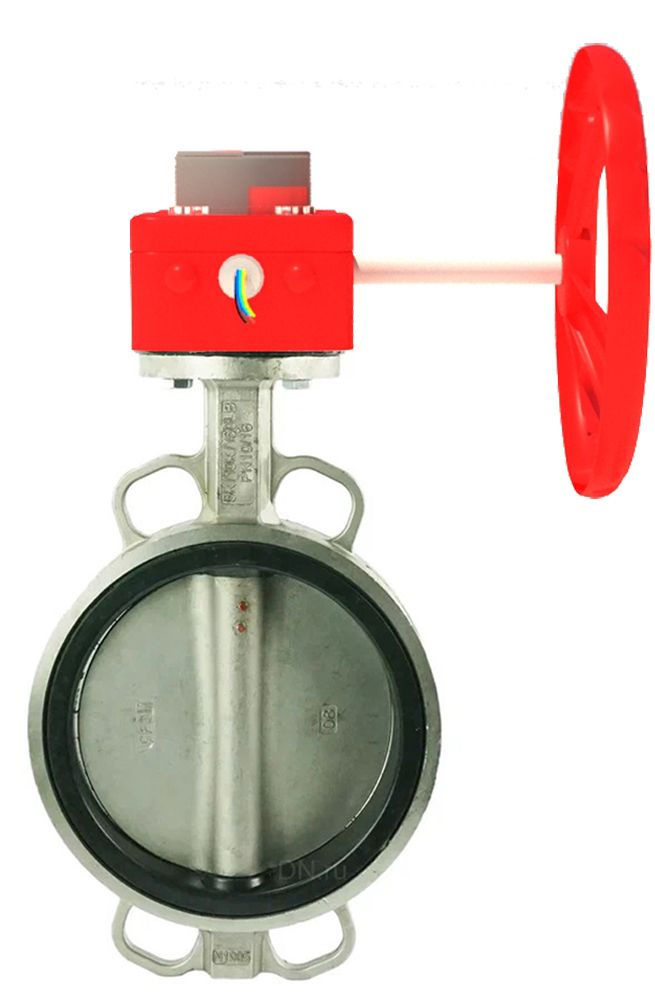 Water Butterfly Valve Elephant 316L-EPDM-HGBF, body material - stainless steel AISI 316L, disk material - stainless steel AISI 316L, seal - EPDM, gear operated