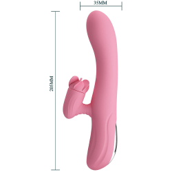 Вибратор Pretty Love Gina, розовый