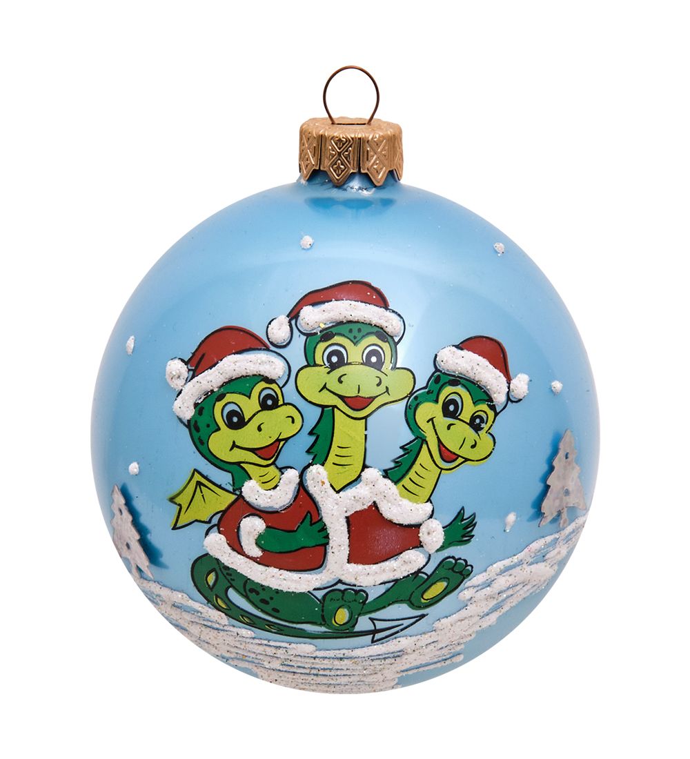 Элита НФШ-1473/2 Ел.украшение Шар «Змей-Горыныч» 85 мм