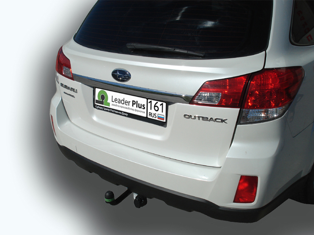Фаркоп(прицепное) Лидер-Плюс для SUBARU OUTBACK (ВМ) (универсал) 2009 - 2014 г.в.(паспорт и сертификат в комплекте)(без электрики)S307-A