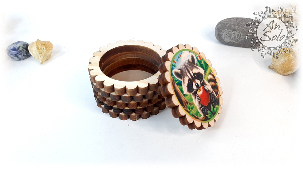 Мини-шкатулка "Крошка енот"