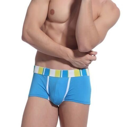 Мужские трусы боксеры голубые ZPOH Vitality Boxer Blue